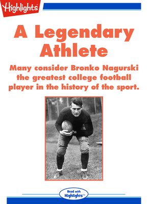 cover image of A Legendary Athlete